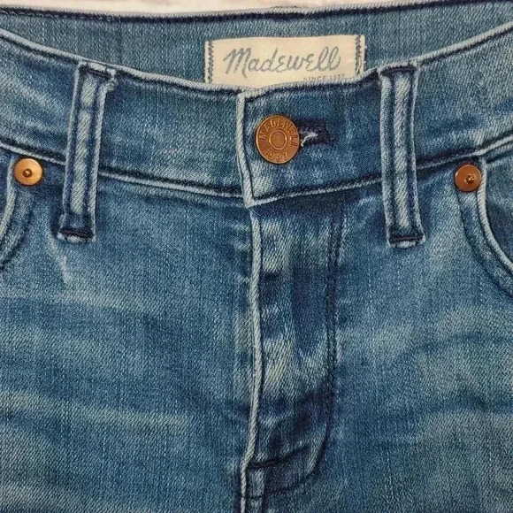 Madewell Skinny Skinny Distressed Jeans Womens Size 27 - Picture 4 of 15